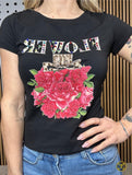 T SHIRT FLOWERS